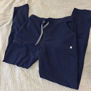 Figs Navy Medium Tall Scub Pants